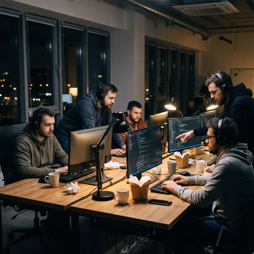 Team working together